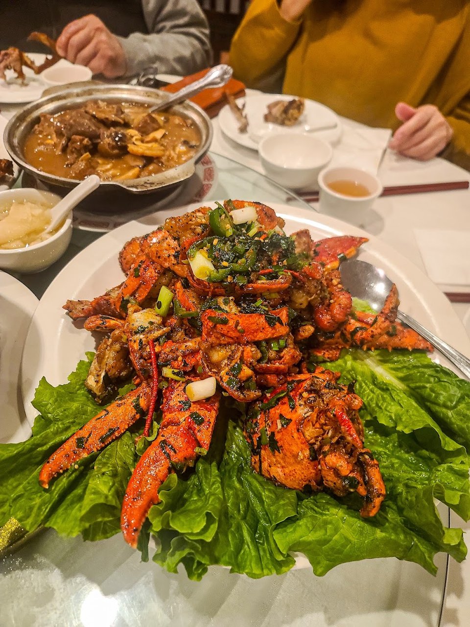 Lobster with Black Bean Sauce