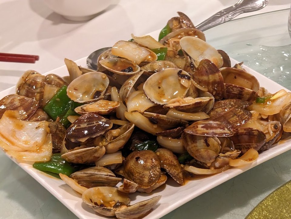Clams with Black Bean Sauce